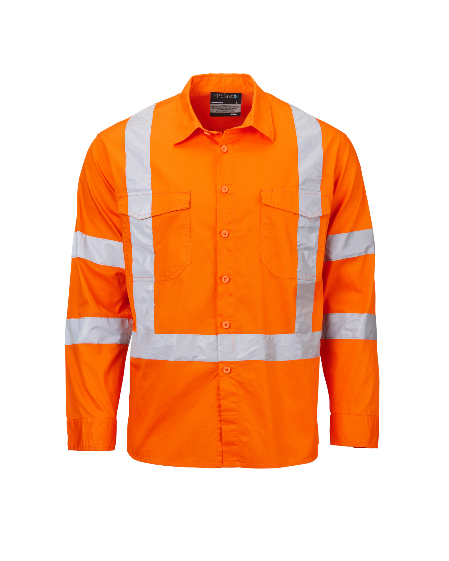 X Back Rail Civil Shirt - NSW QLD & WA - Free Logos