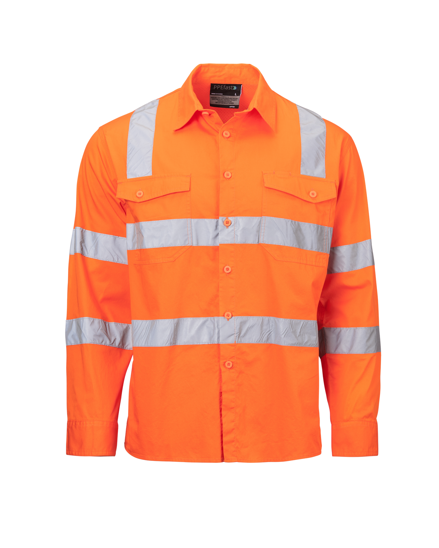 H Back Rail Civil Shirt - VIC & SA - Free Logos