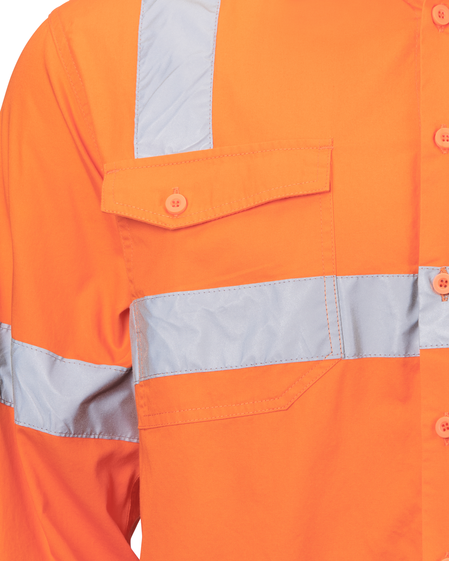 H Back Rail Civil Shirt - VIC & SA - Free Logos