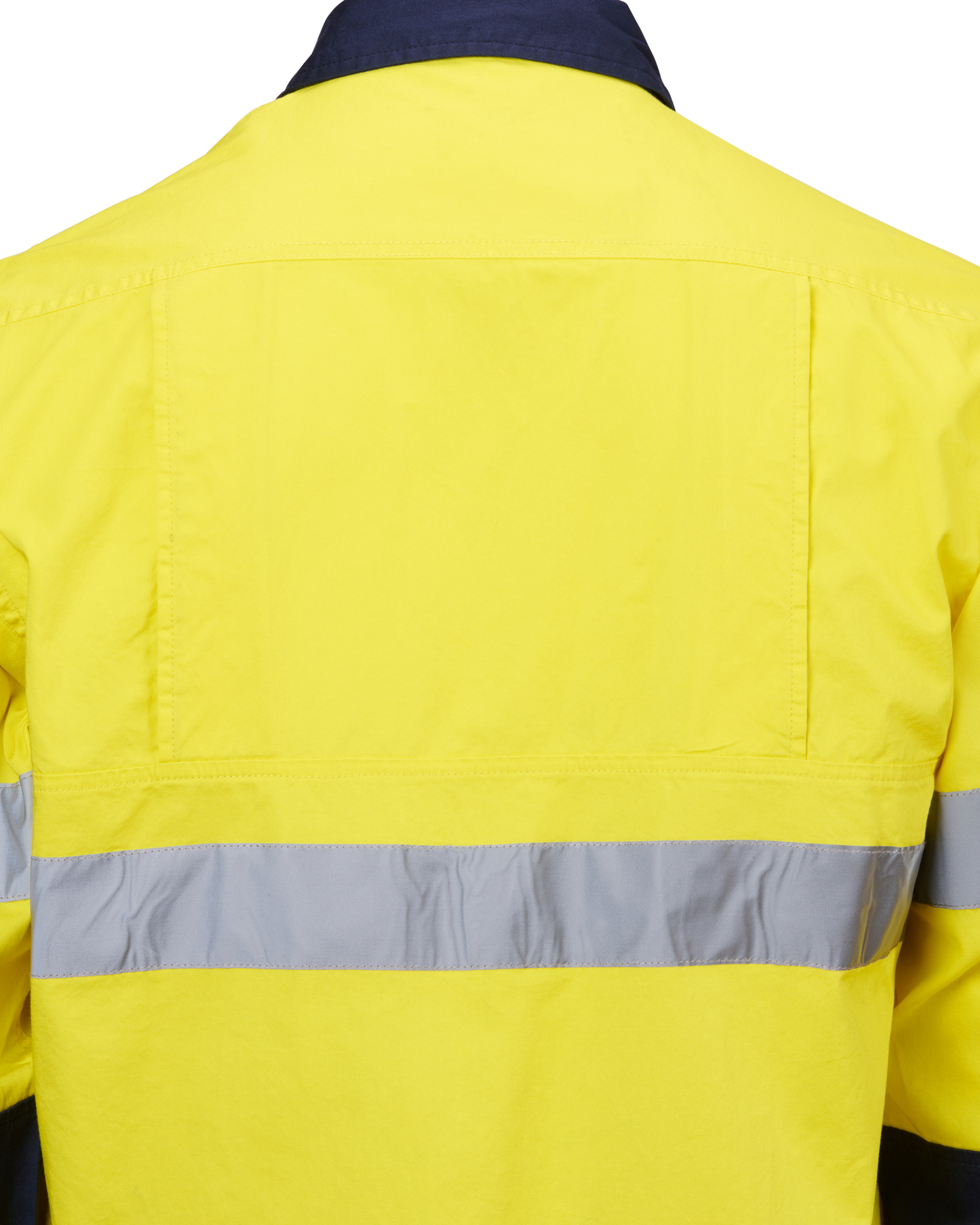 Industrial Hi Vis Shirt Hoop Taped Yellow- Free Logos