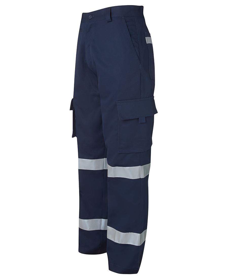Pant blue cargo with reflective tape